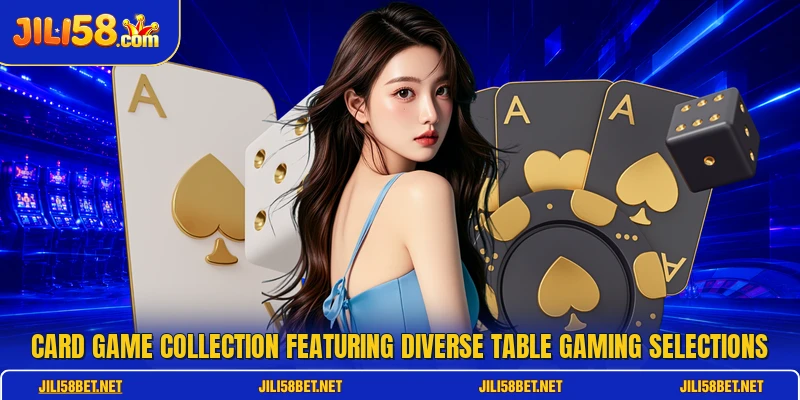 Card game collection featuring diverse table gaming selections