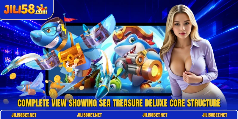 Complete view showing Sea Treasure Deluxe core structure