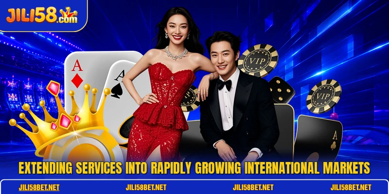 Extending services into rapidly growing international markets