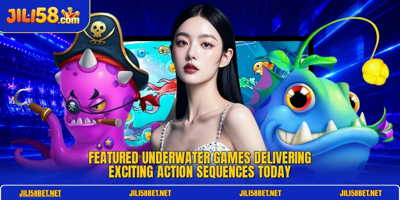 Featured underwater games delivering exciting action sequences today