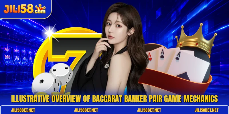 Illustrative overview of Baccarat Banker Pair game mechanics