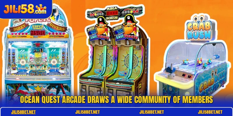 Ocean Quest Arcade draws a wide community of members 