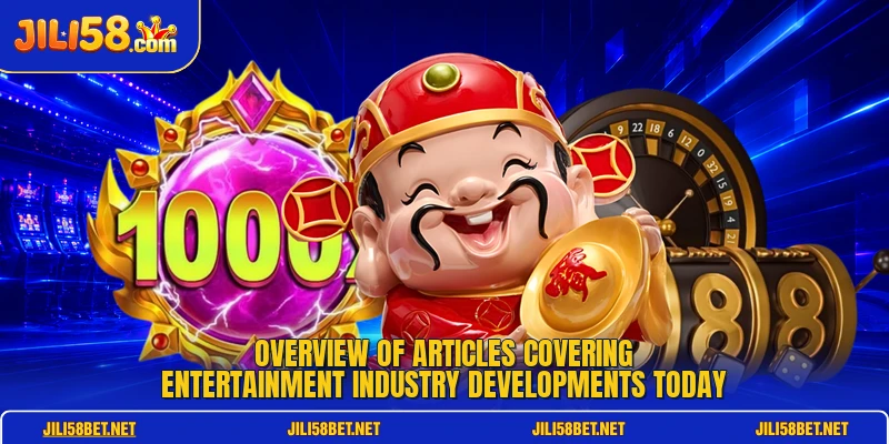 Overview of articles covering entertainment industry developments today