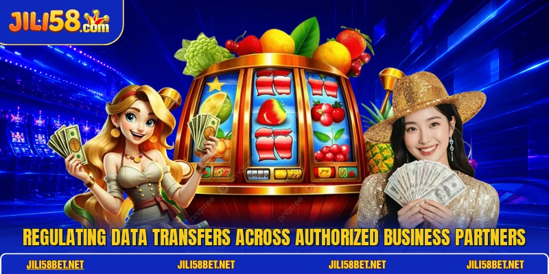 Regulating data transfers across authorized business partners